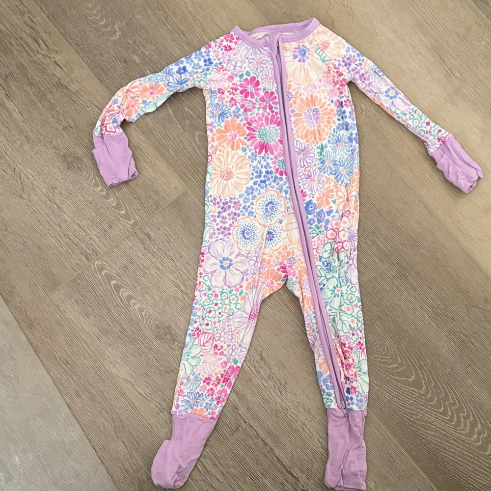 Little sleepies doodle bloom zippy 6-12